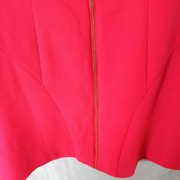 Lauren Ralph Lauren Hot Pink Full Front Zip Dress - Picture 7 of 7